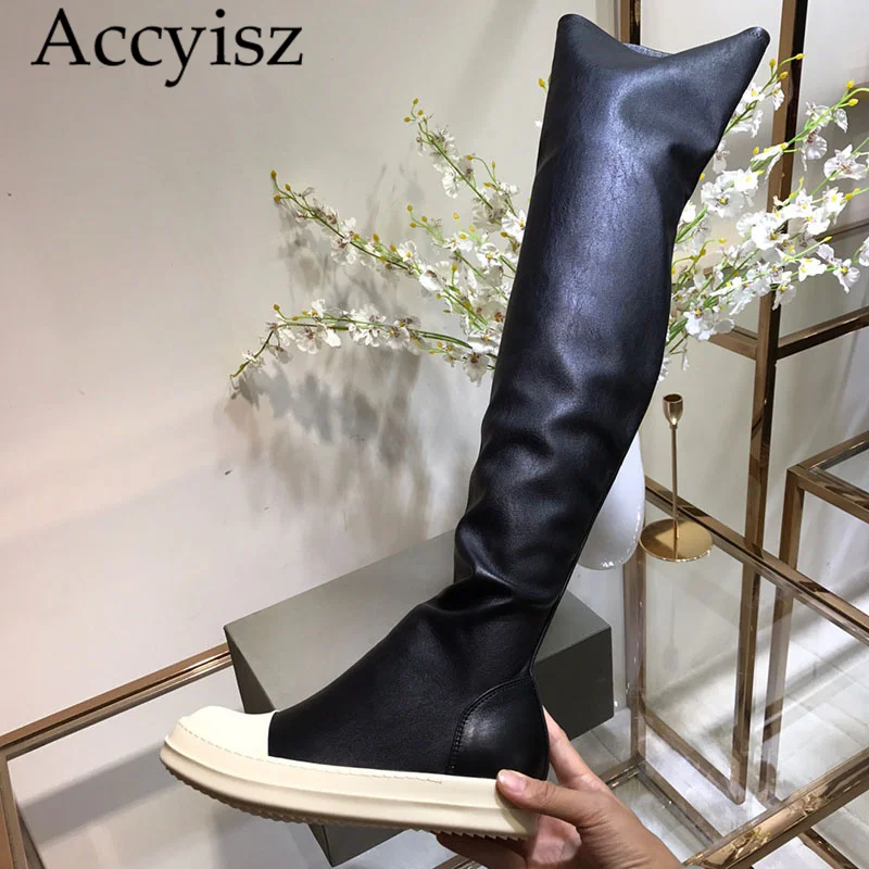Autumn and winter new leather casual knee length boots for women's versatile patchwork flat bottomed comfortable boots 2024
Autumn and winter new leather casual knee length boots for women's versatile patchwork flat bottomed comfortable boots 2024