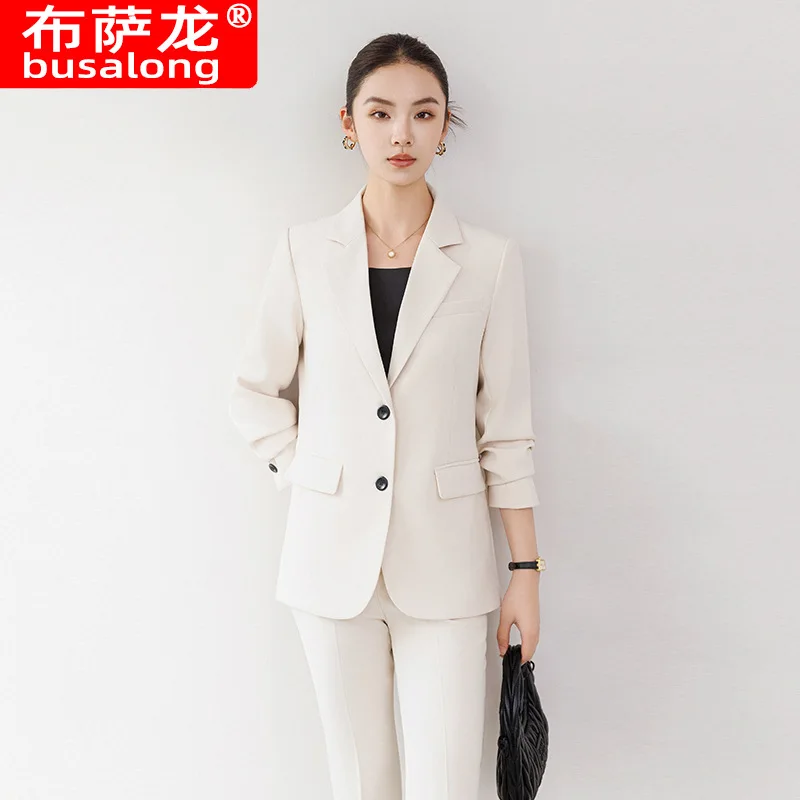 2025Black Suit Set for Women, Elegant and High-end Commuting Interview Formal Workwear Professional Suit Jacket
2025Black Suit Set for Women, Elegant and High-end Commuting Interview Formal Workwear Professional Suit Jacket