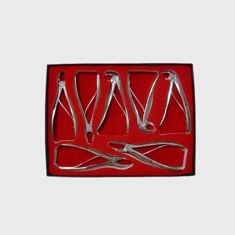 Dentals stainless steel tooth extraction forceps set children's tooth extraction forceps 7-piece set oral care tools instrument
Dentals stainless steel tooth extraction forceps set children's tooth extraction forceps 7-piece set oral care tools instrument