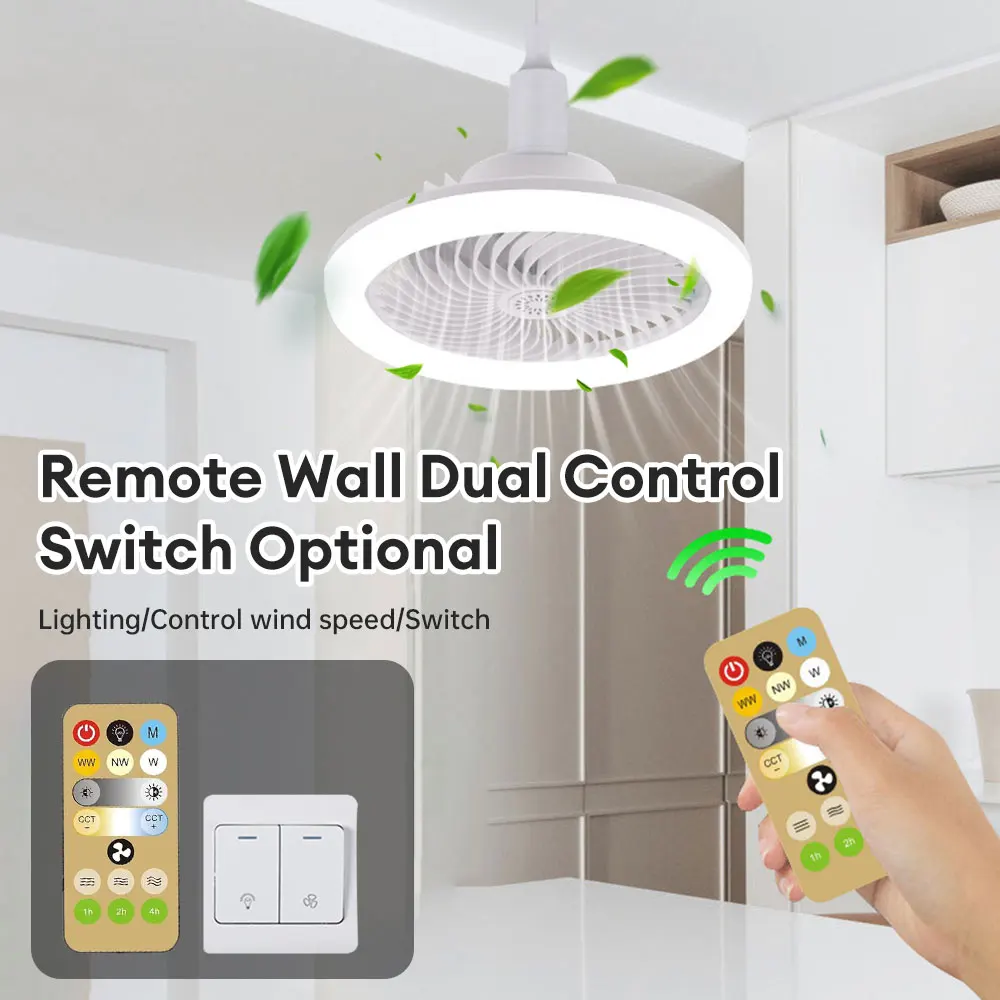Smart Ceiling Fan with Light E27 Remote Control Ceiling Fan Lamp LED Dimmable Silent Ceiling Fan Light for Bedroom Living Room
Smart Ceiling Fan with Light E27 Remote Control Ceiling Fan Lamp LED Dimmable Silent Ceiling Fan Light for Bedroom Living Room