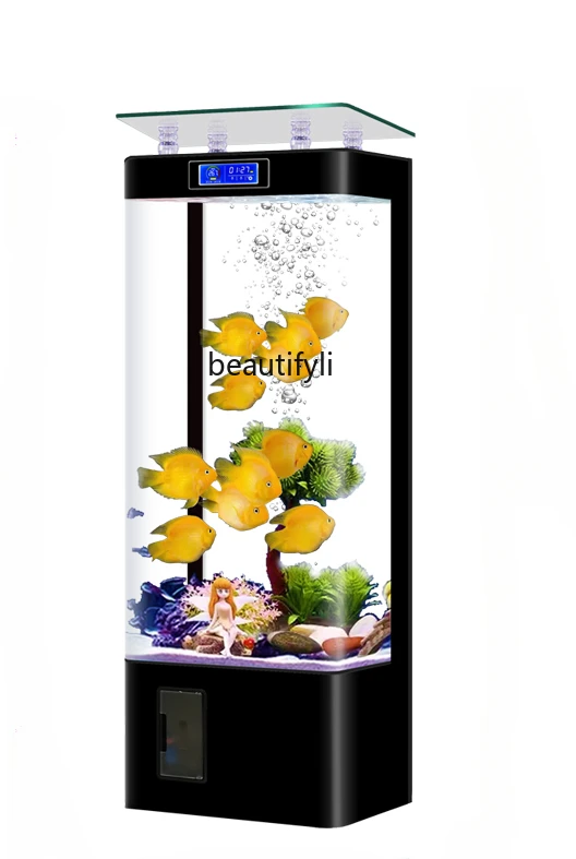 Square Smart Home Fish Globe Living Room Small and Medium Vertical Filter Glass Lazy Aquarium
Square Smart Home Fish Globe Living Room Small and Medium Vertical Filter Glass Lazy Aquarium