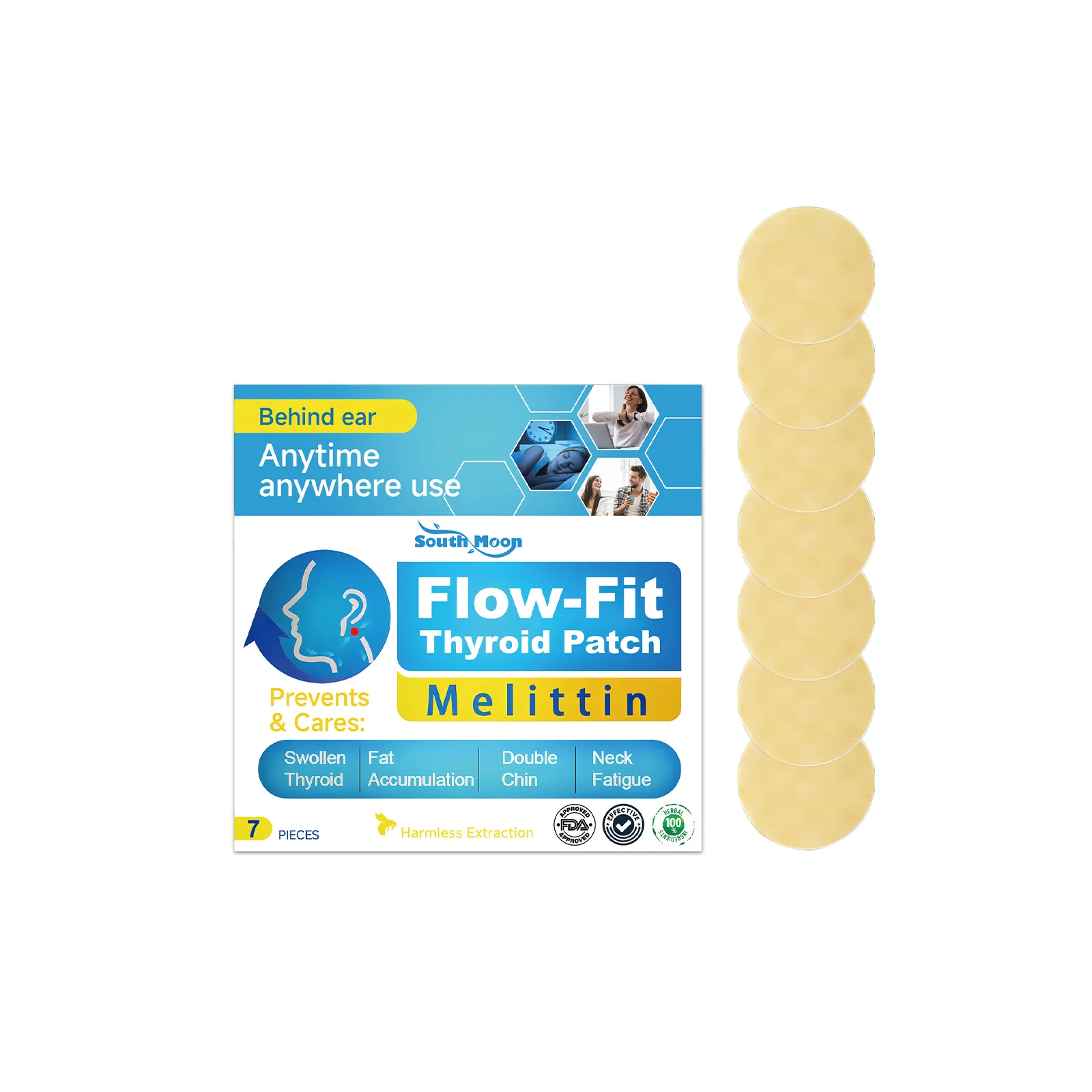 South Moon Lymphatic Care Patch, Body Shaping Lymphatic Cleansing Slimming Unclogging Firming Care Patch
South Moon Lymphatic Care Patch, Body Shaping Lymphatic Cleansing Slimming Unclogging Firming Care Patch