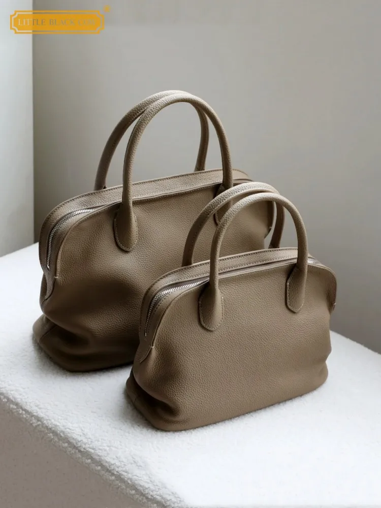 Women Genuine Leather Bag Elegant Office LadyTote Handbag Soft Cowskin Fashion High Capacity Casual Single Shoulder Shell Bags
Women Genuine Leather Bag Elegant Office LadyTote Handbag Soft Cowskin Fashion High Capacity Casual Single Shoulder Shell Bags