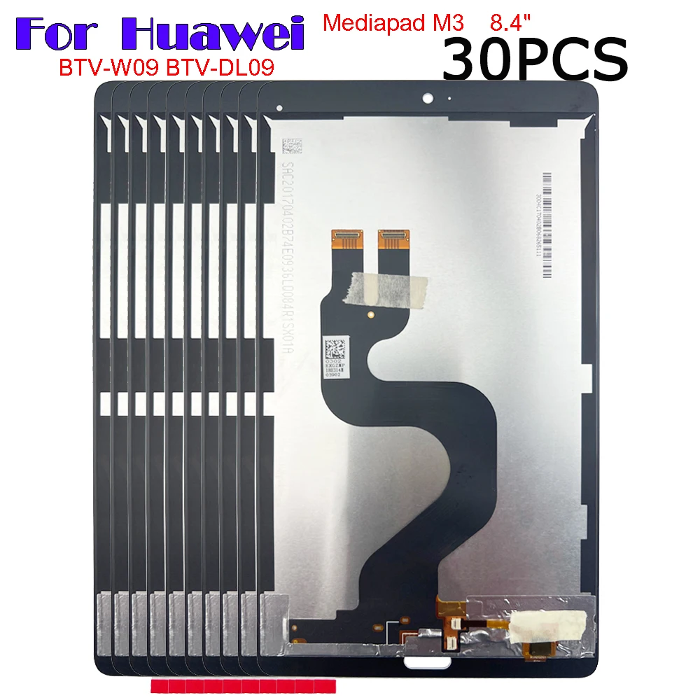 30 шт. новый 8,4 ЖК-дисплей для Huawei MediaPad M3 BTV-W09 BTV-DL09, ЖК-дисплей с цифровым преобразователем сенсорного экрана в сборе для Huawei MediaPad M3 Lcd
30 шт. новый 8,4 ЖК-дисплей для Huawei MediaPad M3 BTV-W09 BTV-DL09, ЖК-дисплей с цифровым преобразователем сенсорного экрана в сборе для Huawei MediaPad M3 Lcd