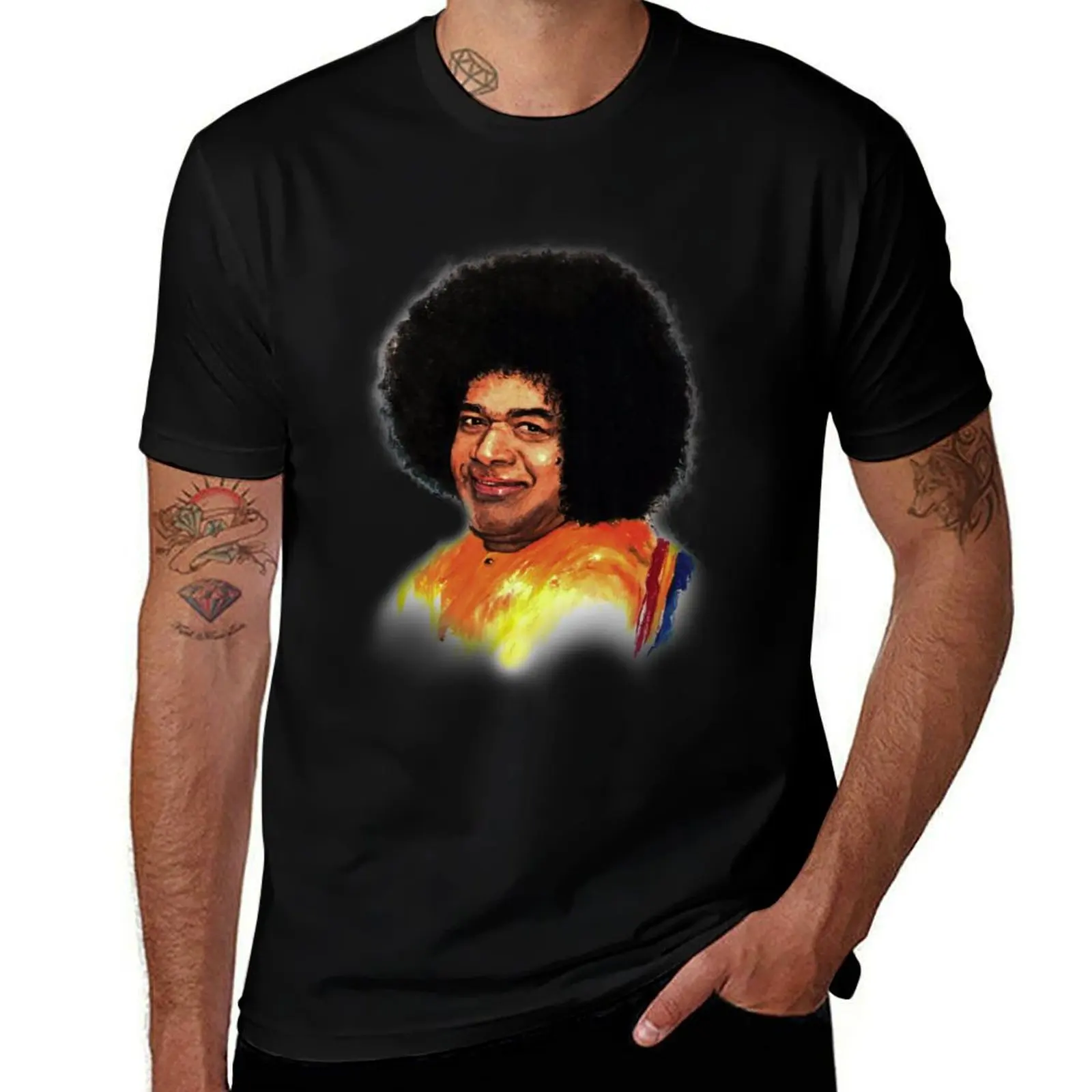 Sathya Sai Painting T-Shirt cotton graphic tees funny shirt cotton oversized t shirt croswit shirt man mens t shirts pack
Sathya Sai Painting T-Shirt cotton graphic tees funny shirt cotton oversized t shirt croswit shirt man mens t shirts pack