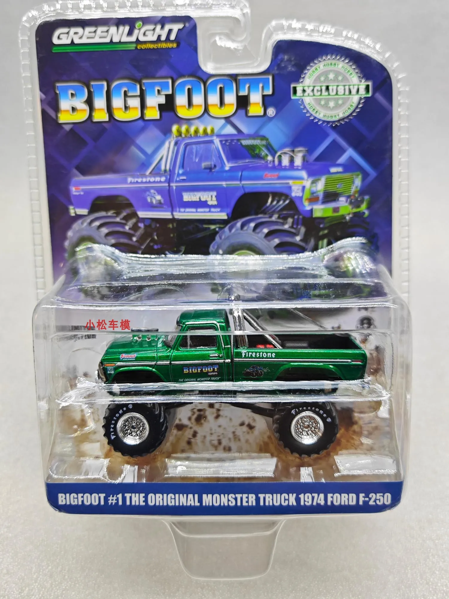 Green Light 1:64 Original Monster Truck (1979) -1974 Ford F-250 Bigfoot # 1 Green Machinecar model collection toys gifts
Green Light 1:64 Original Monster Truck (1979) -1974 Ford F-250 Bigfoot # 1 Green Machinecar model collection toys gifts