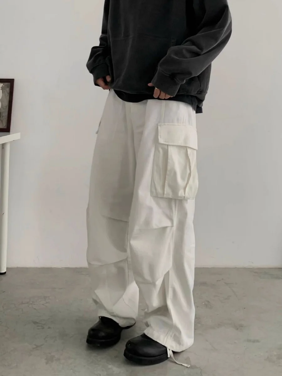 Loose Straight Leg Men's Work Trousers Spring Autumn American Retro Sle Casual Multiple kets Utili Pants
Loose Straight Leg Men's Work Trousers Spring Autumn American Retro Sle Casual Multiple kets Utili Pants