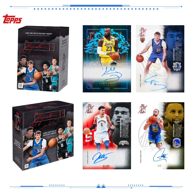 2025-26Topps Signature Class NBA Basketball Cards Mystery Box Official Trading Cards Collectibles Birthday Gifts for Men & Women
2025-26Topps Signature Class NBA Basketball Cards Mystery Box Official Trading Cards Collectibles Birthday Gifts for Men & Women
