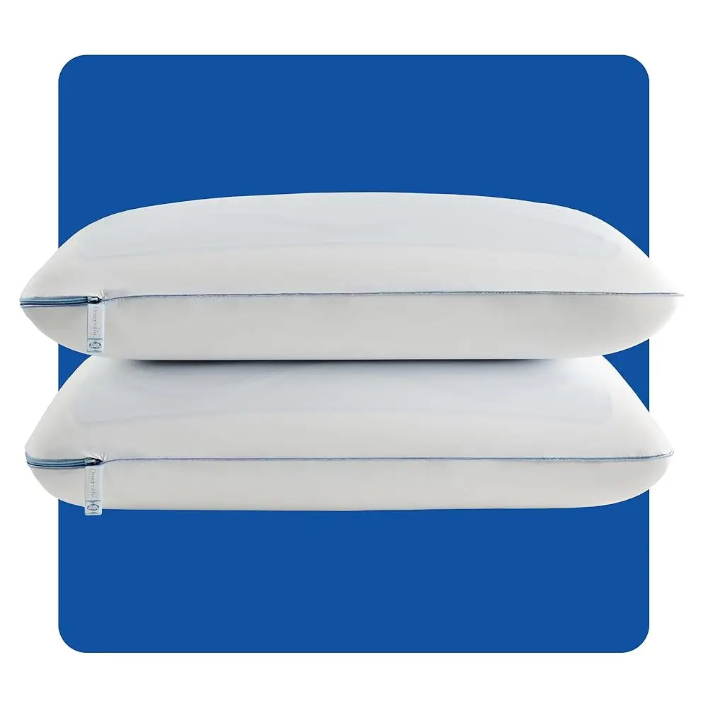 Dreamlife Us Standard Size Memory Foam Chill Cooling Gel, Removable Hine-Washable Cover, Made In The Usa (2 Pack) Pillow,
Dreamlife Us Standard Size Memory Foam Chill Cooling Gel, Removable Hine-Washable Cover, Made In The Usa (2 Pack) Pillow,