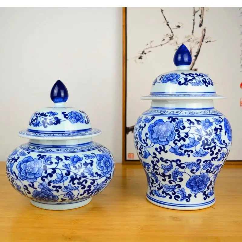Blue and White Porcelain Vase Dried Flowers Flower Arrangement Accessories Chinese Style Living Room Home Decoration Ornaments
Blue and White Porcelain Vase Dried Flowers Flower Arrangement Accessories Chinese Style Living Room Home Decoration Ornaments
