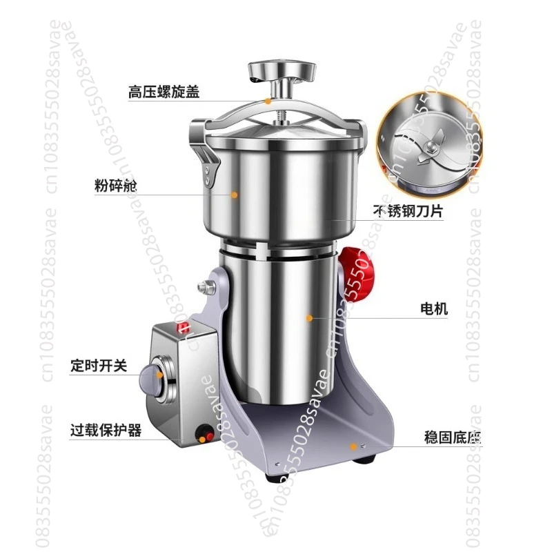 Crusher, Grinder, Small Ultra-fine Crusher, Grain Chinese Herbal Medicine Pulverizer
Crusher, Grinder, Small Ultra-fine Crusher, Grain Chinese Herbal Medicine Pulverizer
