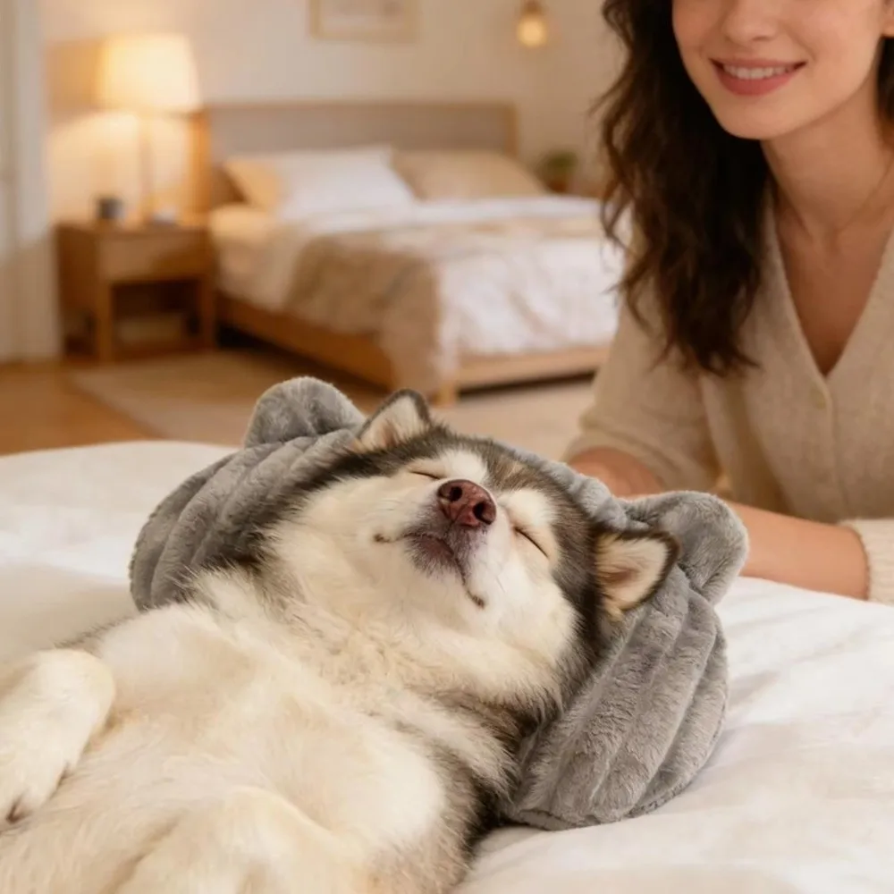 Deep Sleep U-Shaped Dog Calming Pillow Breathable Washable Pet Neck Cushion Comfortable Soft Puppy Headrest All-season
Deep Sleep U-Shaped Dog Calming Pillow Breathable Washable Pet Neck Cushion Comfortable Soft Puppy Headrest All-season
