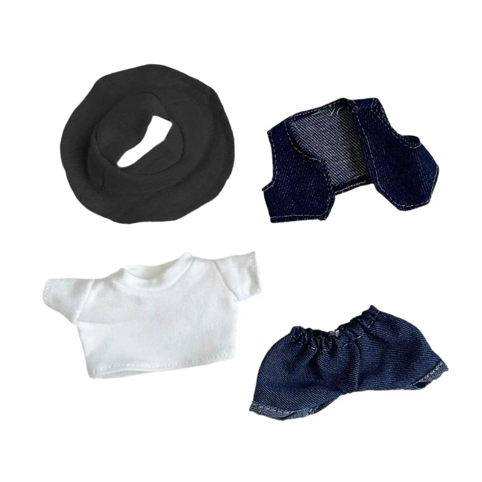 6,69 дюймовая кукольная одежда, костюм одежды для милых кукол, наряд, милый декоративный мягкий реквизит для фото, футболка и брюки, модный наряд 
6,69 дюймовая кукольная одежда, костюм одежды для милых кукол, наряд, милый декоративный мягкий реквизит для фото, футболка и брюки, модный наряд