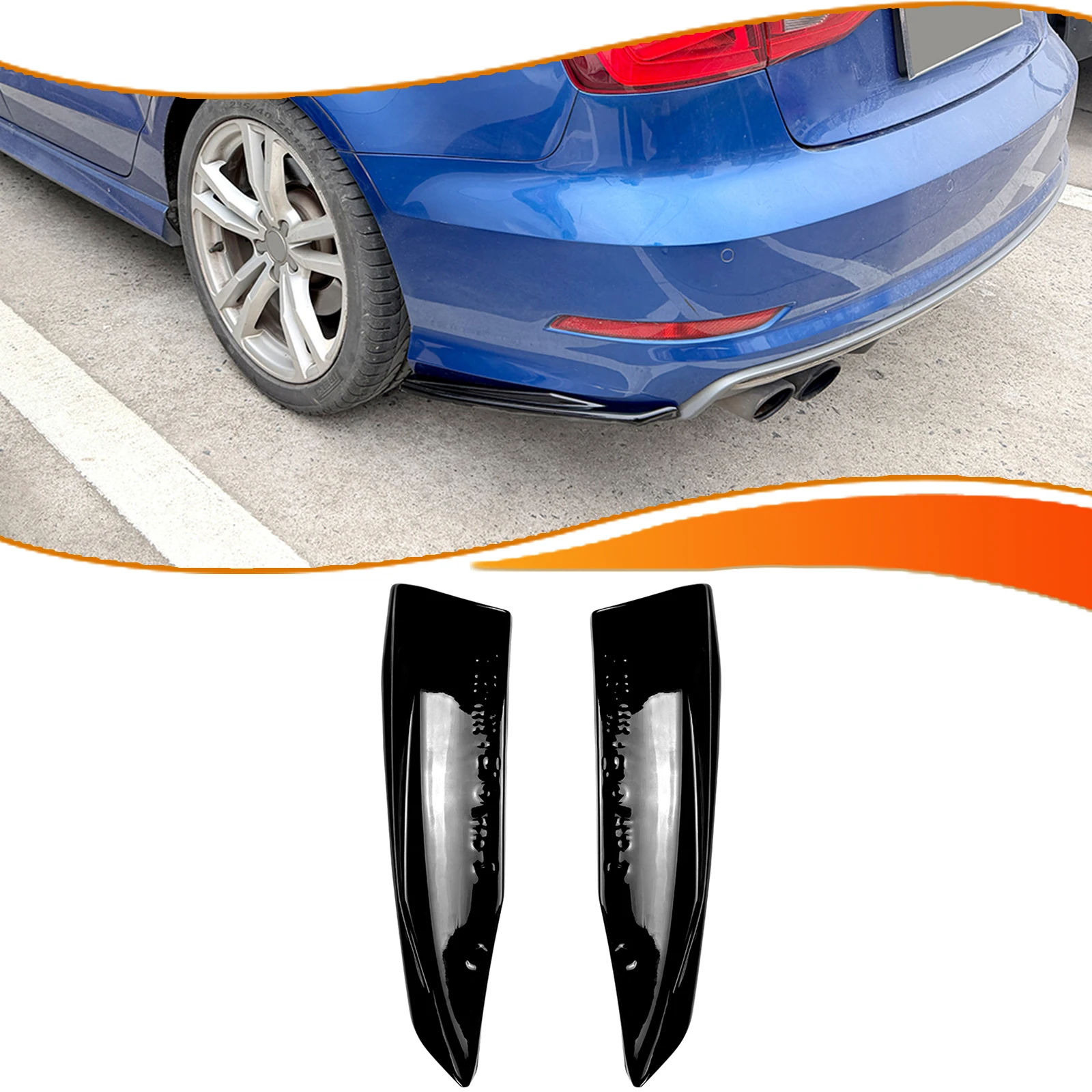 For Audi A3 S3 8V Sline 2013-2016 Sedan 4 Door Rear Bumper Side Spoiler Air Vent Cover Lower Splitter Diffuser Canard
For Audi A3 S3 8V Sline 2013-2016 Sedan 4 Door Rear Bumper Side Spoiler Air Vent Cover Lower Splitter Diffuser Canard