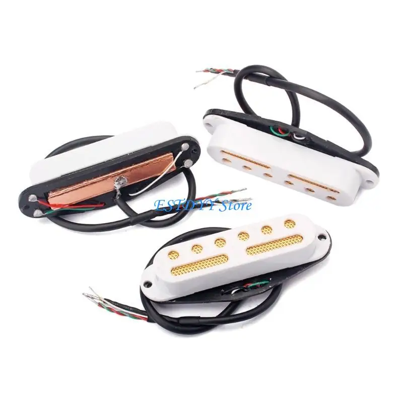 G6DE Humbucker Guitar Pickup Guitar Hot Pickup Dual Coils 4 Wires Humbucker Neck Pickups for Guitar Parts
G6DE Humbucker Guitar Pickup Guitar Hot Pickup Dual Coils 4 Wires Humbucker Neck Pickups for Guitar Parts