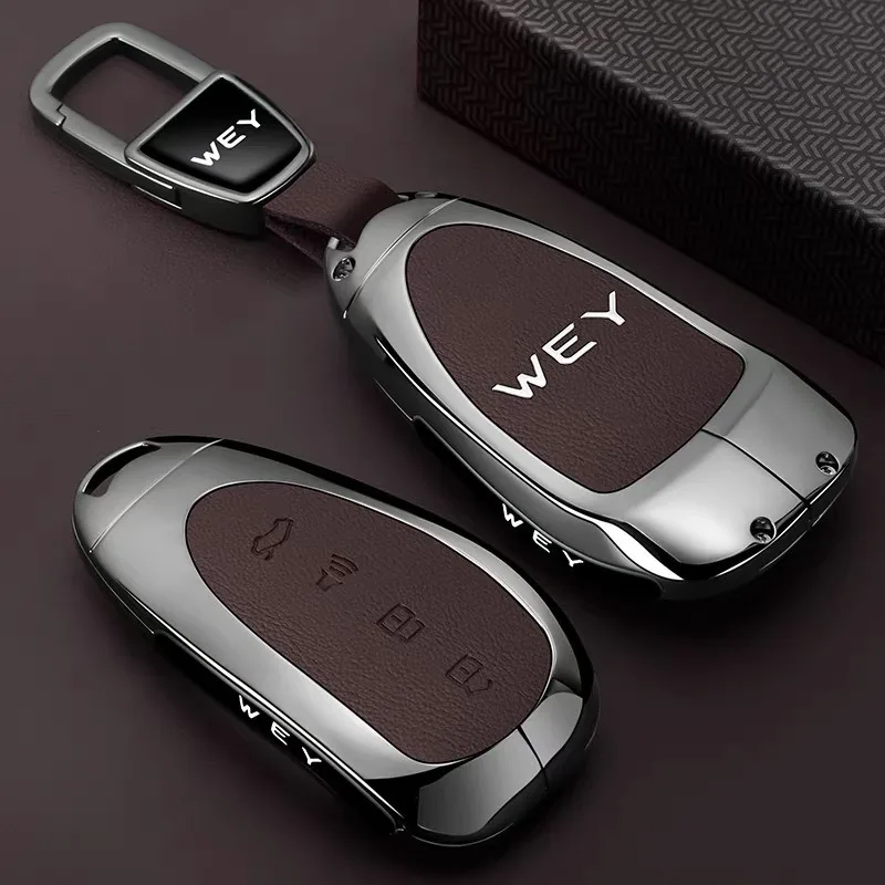 Premium Zinc Alloy Key Cover Case for WEY Lanshan/Latte/Mocha Hi4/Gaoshan 7-9 - Protective Key Fob Shell Key Bag Chain
Premium Zinc Alloy Key Cover Case for WEY Lanshan/Latte/Mocha Hi4/Gaoshan 7-9 - Protective Key Fob Shell Key Bag Chain