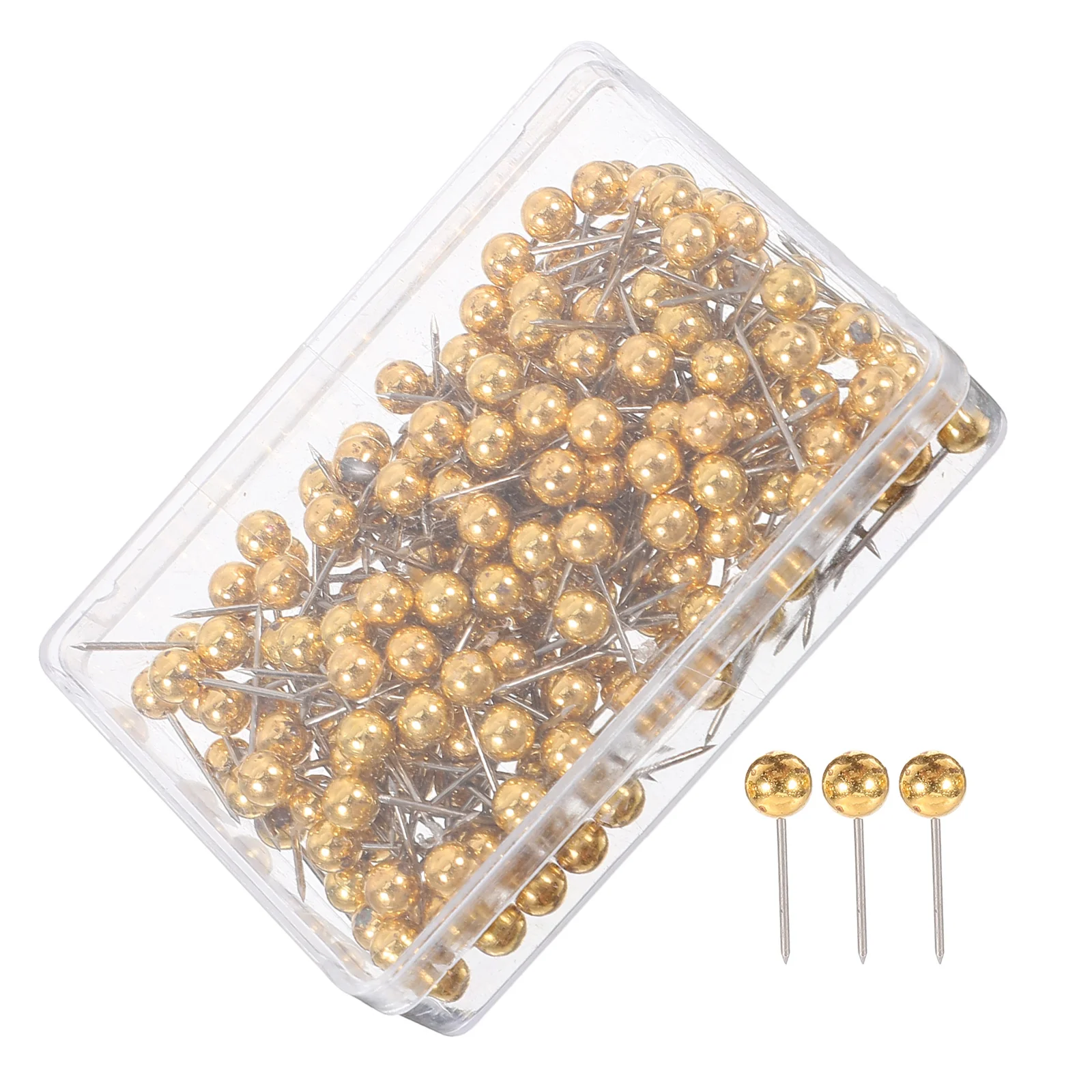 200 Pcs Decorative Painting Fixed Needle Metal Push Pins Pearl Small Brass Mini Map Round Ball Travel
200 Pcs Decorative Painting Fixed Needle Metal Push Pins Pearl Small Brass Mini Map Round Ball Travel