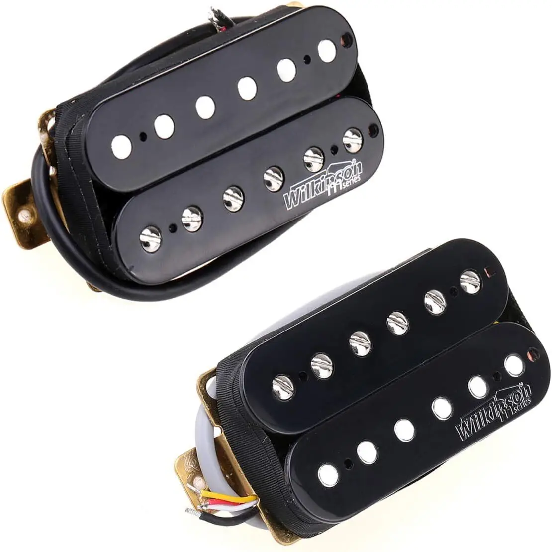Wilkinson Vintage Tone Alnico V Open Style Humbucker Electric Guitar Pickups Set
Wilkinson Vintage Tone Alnico V Open Style Humbucker Electric Guitar Pickups Set