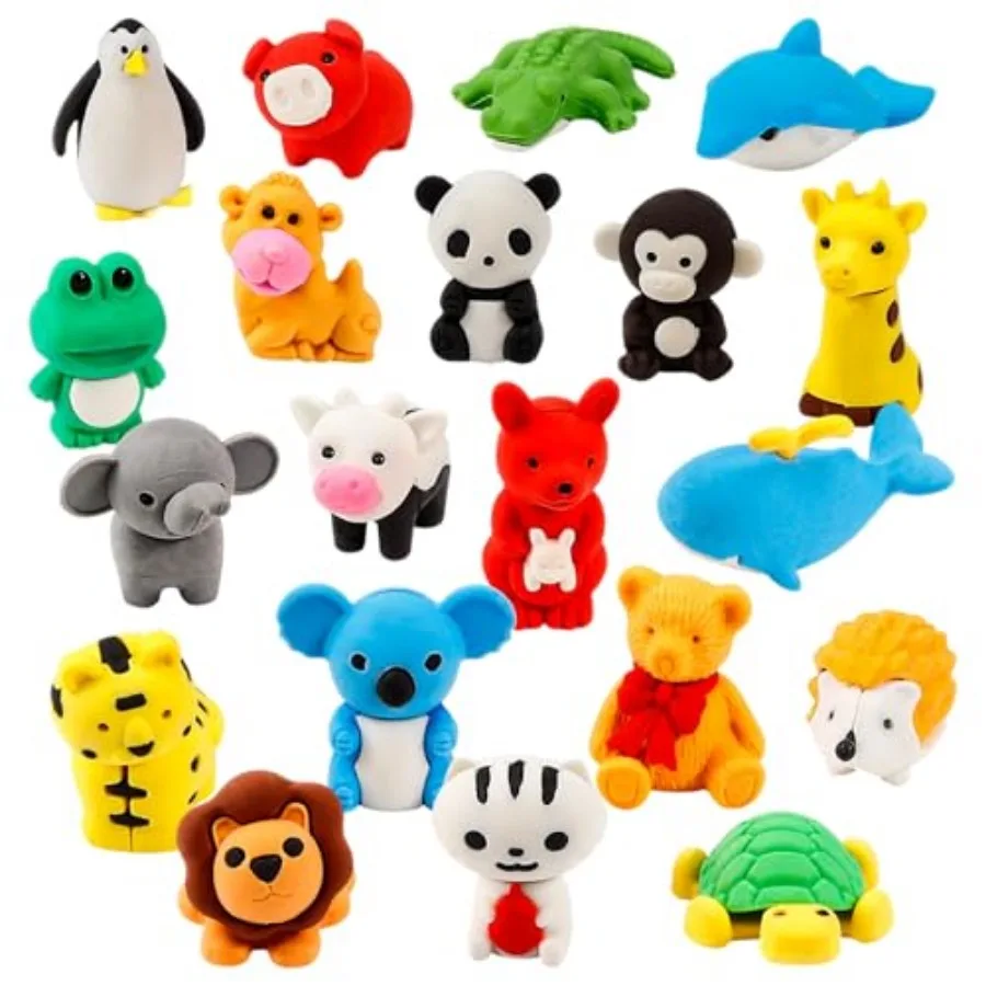 24 Pcs Animal Erasers for Bulk Removable Assembly Puzzle Eraser Cute Novelty Pencil Erasers Classroom Students Reward Prize Sch
24 Pcs Animal Erasers for Bulk Removable Assembly Puzzle Eraser Cute Novelty Pencil Erasers Classroom Students Reward Prize Sch