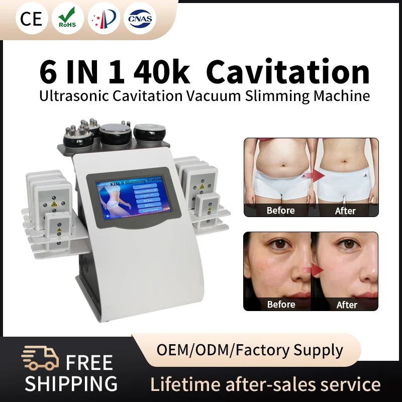 6 in 1 Ultrasonic Cavitation 40k Vacuum System Machine Slimming Massage Body Shaping Fat Face Lifting Cellulite Reduction
6 in 1 Ultrasonic Cavitation 40k Vacuum System Machine Slimming Massage Body Shaping Fat Face Lifting Cellulite Reduction