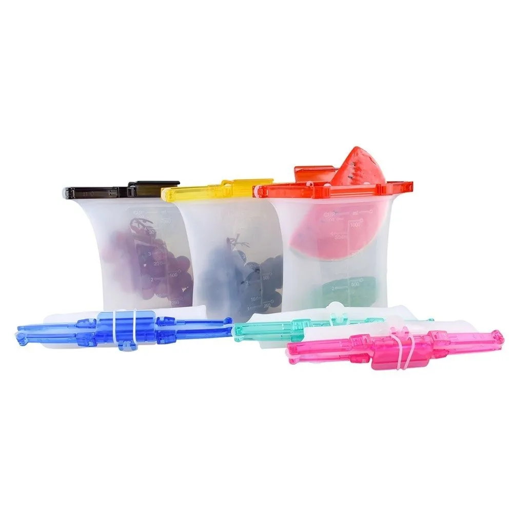 1000ml Fresh-keeping Bag Food-grade Silicone Portable Freezer Seal Bags Double Lock Reusable Food Storage Bag Vegetable
1000ml Fresh-keeping Bag Food-grade Silicone Portable Freezer Seal Bags Double Lock Reusable Food Storage Bag Vegetable