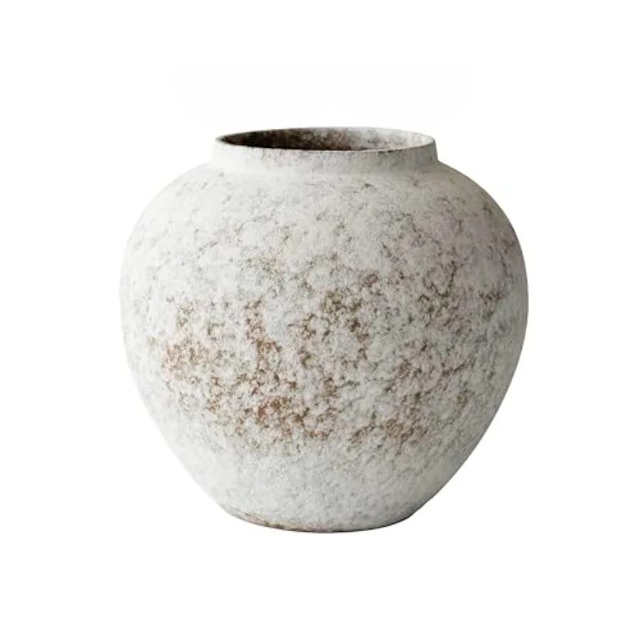 Rustic Farmhouse Textured Ceramic Vase, Large Round Distressed White Pottery Flower Vase for Centerpieces, Decorative Vases for
Rustic Farmhouse Textured Ceramic Vase, Large Round Distressed White Pottery Flower Vase for Centerpieces, Decorative Vases for