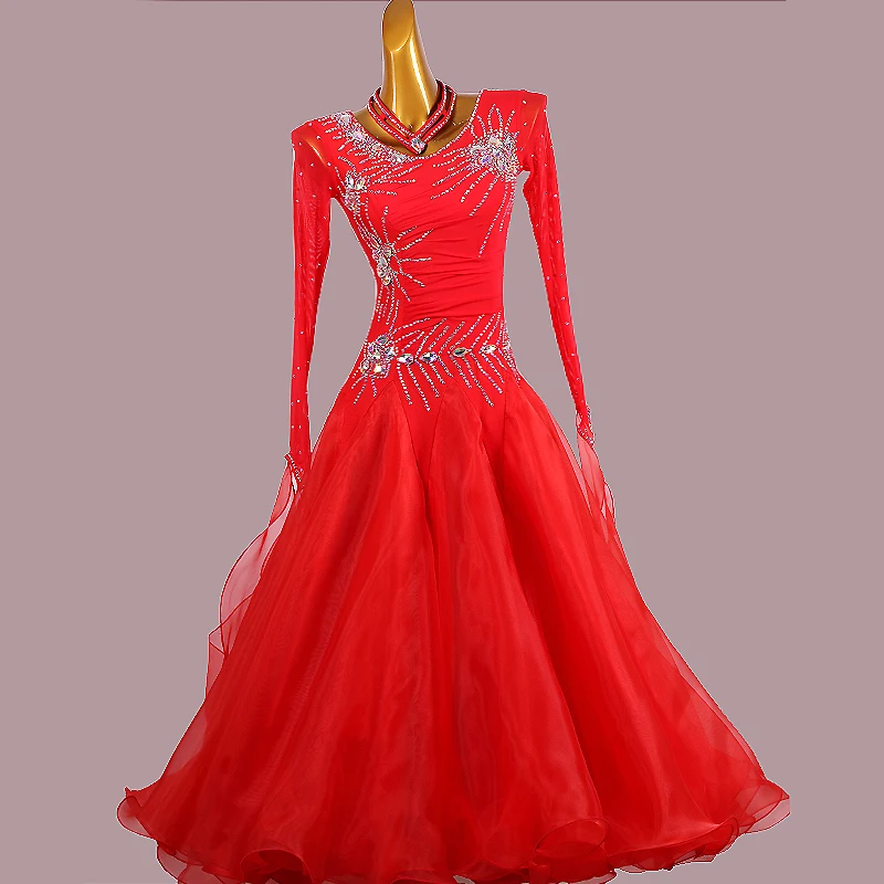 Waltz Dancing Dress Women Ballroom Competition Costumes Female Modern Dance Performance Waltz Tango Ballroom Dance Dress
Waltz Dancing Dress Women Ballroom Competition Costumes Female Modern Dance Performance Waltz Tango Ballroom Dance Dress