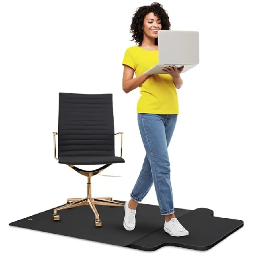Office Chair Mat with Anti-Fatigue Cushioned Footrest 2-in-1 Standing Desk Mat for Hardwood Floors Dual-Zone Design for Standin
Office Chair Mat with Anti-Fatigue Cushioned Footrest 2-in-1 Standing Desk Mat for Hardwood Floors Dual-Zone Design for Standin