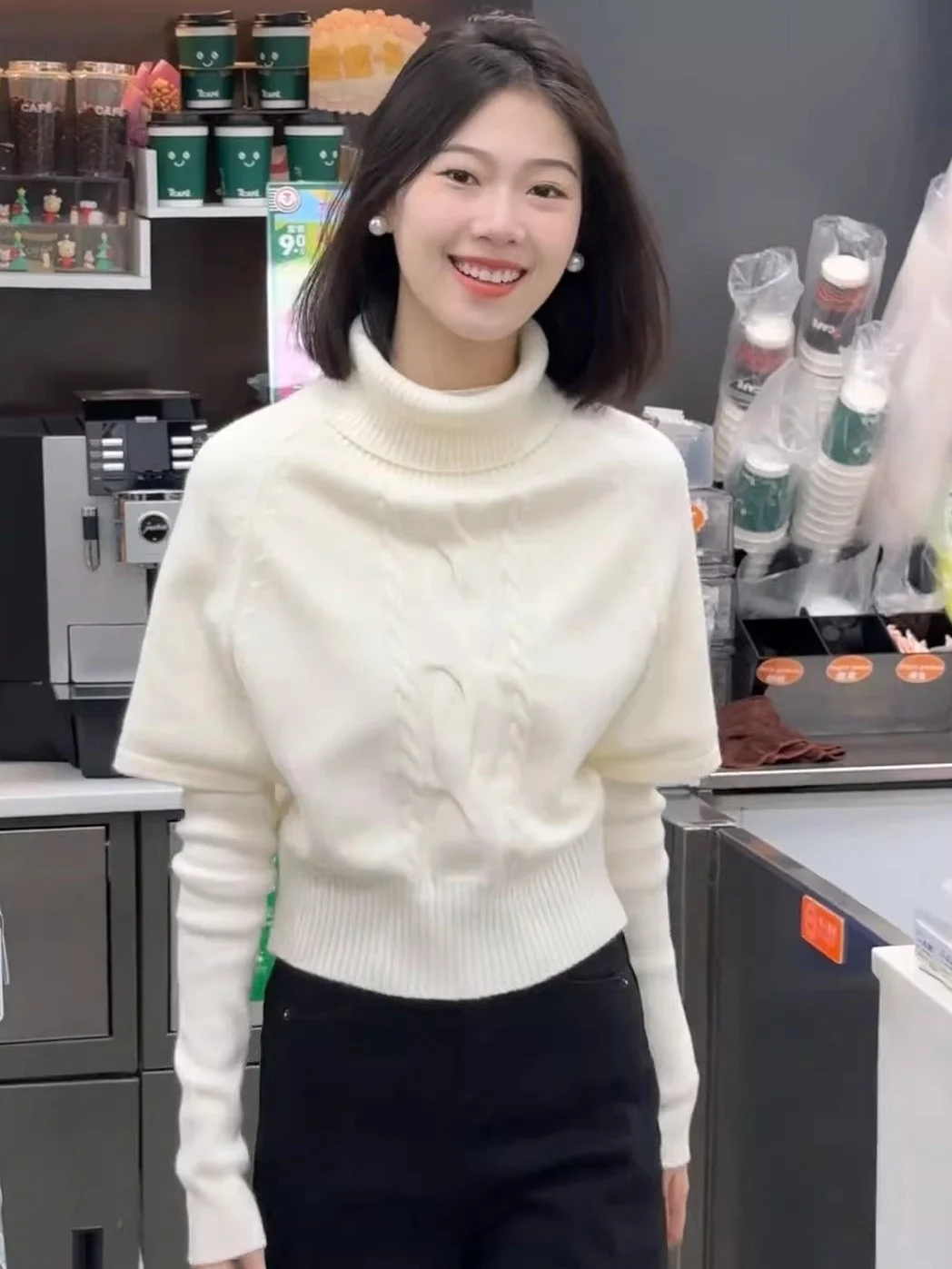 Soft Cozy Women's Knitted Sweater Base Shirt Autumn Winter Stackable Collar Design Casual Style Long Sleeve Polyester Fiber
Soft Cozy Women's Knitted Sweater Base Shirt Autumn Winter Stackable Collar Design Casual Style Long Sleeve Polyester Fiber