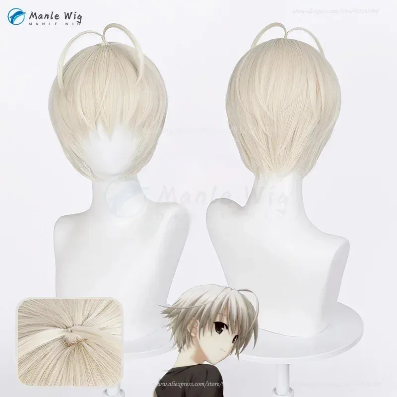 Anime Kasugano Haruka cosplay wigs men short Light Grey golden wig heat resistant hair party props wig wig cap72b
Anime Kasugano Haruka cosplay wigs men short Light Grey golden wig heat resistant hair party props wig wig cap72b