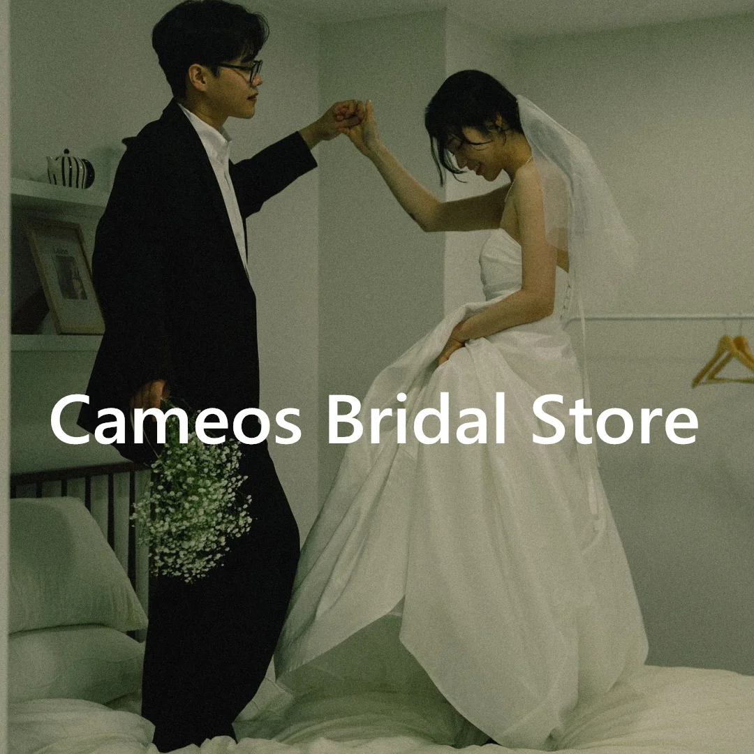 2023 Elegant Strapless Ivory Korea Bride Dresses Corset 웨딩드레스 Wedding Dress Taffeta Evening Dress Ivory A-Line Bridal Gown
2023 Elegant Strapless Ivory Korea Bride Dresses Corset 웨딩드레스 Wedding Dress Taffeta Evening Dress Ivory A-Line Bridal Gown