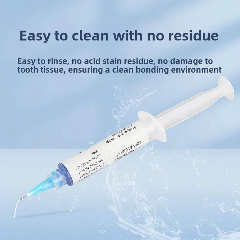 37% Phosphoric Acid Etchant Gel for Enamel & Dentin Conditioning, Essential for Dental Restoration & Orthodontic Bonding
37% Phosphoric Acid Etchant Gel for Enamel & Dentin Conditioning, Essential for Dental Restoration & Orthodontic Bonding