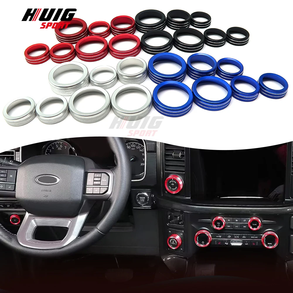 For Ford F150 2021 2022 2023 2024 2025 Aluminum Alloy Car Interior Air Condition Audio/ 4WD/ Headlight Console Switch Knob Decor
For Ford F150 2021 2022 2023 2024 2025 Aluminum Alloy Car Interior Air Condition Audio/ 4WD/ Headlight Console Switch Knob Decor