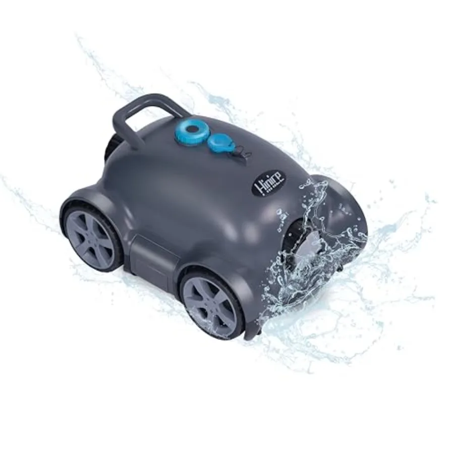 Cordless Robotic Pool Cleaner for In-Ground/Above Ground Pools Dark Grey 2200 Sq Ft Coverage 150 Min Runtime IPX8 Waterproof
Cordless Robotic Pool Cleaner for In-Ground/Above Ground Pools Dark Grey 2200 Sq Ft Coverage 150 Min Runtime IPX8 Waterproof