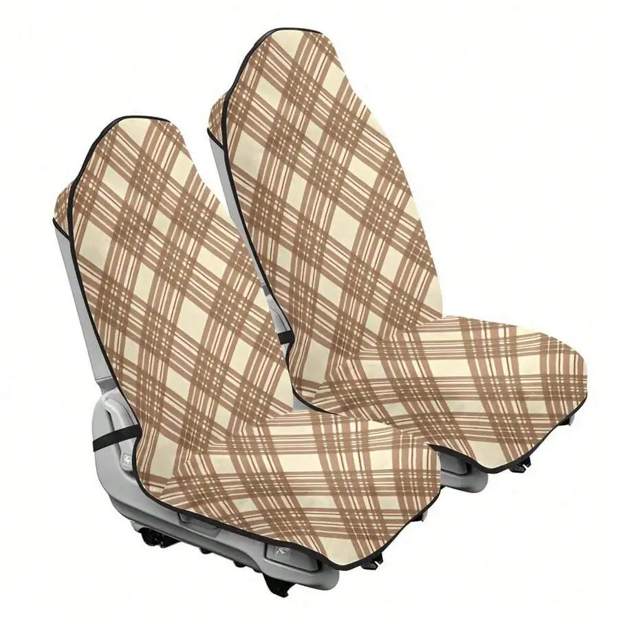 2pcs Plaid Car Seat Covers Front Seats Waterproof Sweatproof For SUV Truck
2pcs Plaid Car Seat Covers Front Seats Waterproof Sweatproof For SUV Truck