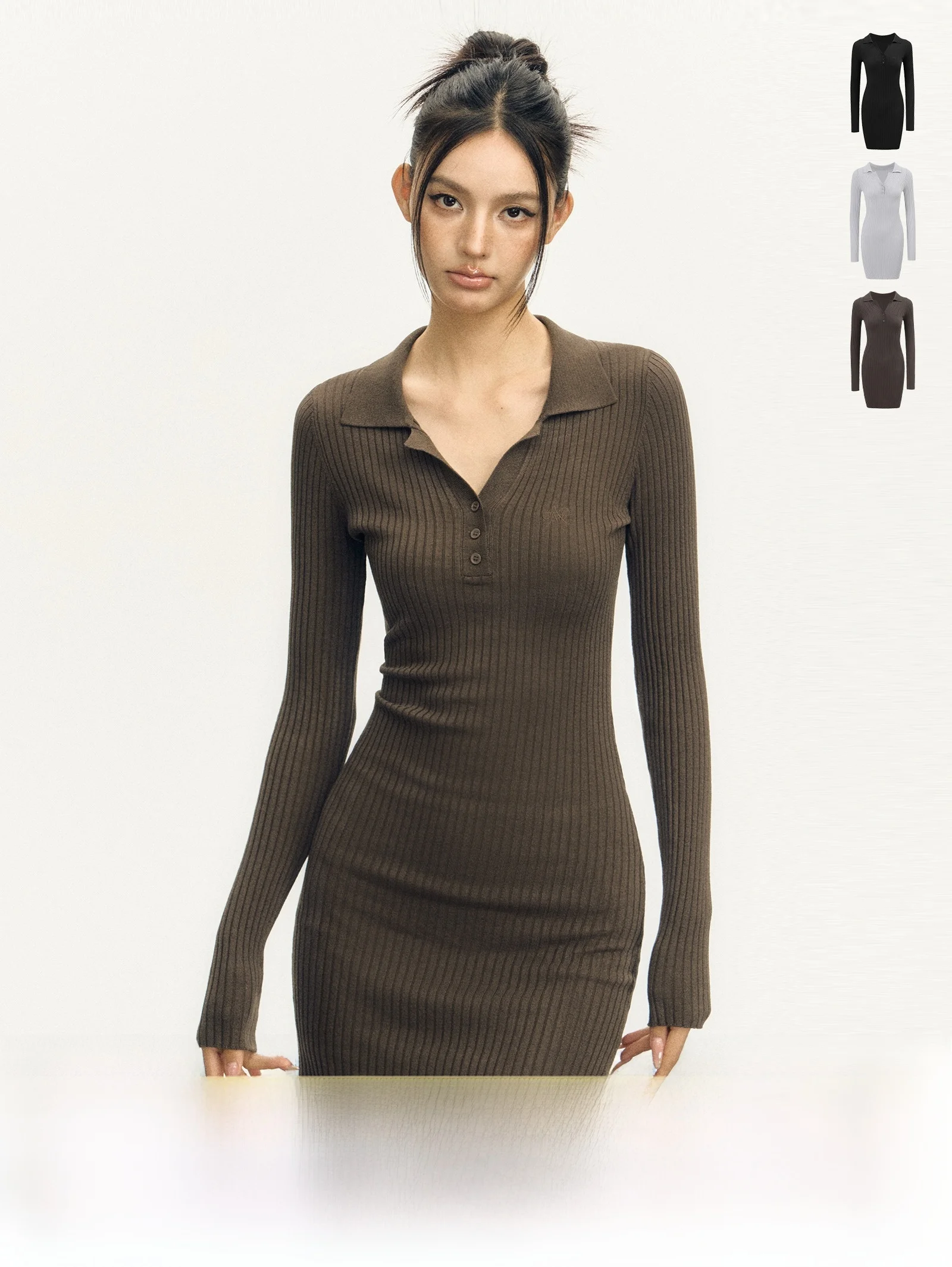 Женское трикотажное платье Ariseism в американском стиле ретро с отложным воротником Long Sve, облегающее платье, однотонное, осеннее, новое...
Женское трикотажное платье Ariseism в американском стиле ретро с отложным воротником Long Sve, облегающее платье, однотонное, осеннее, новое...