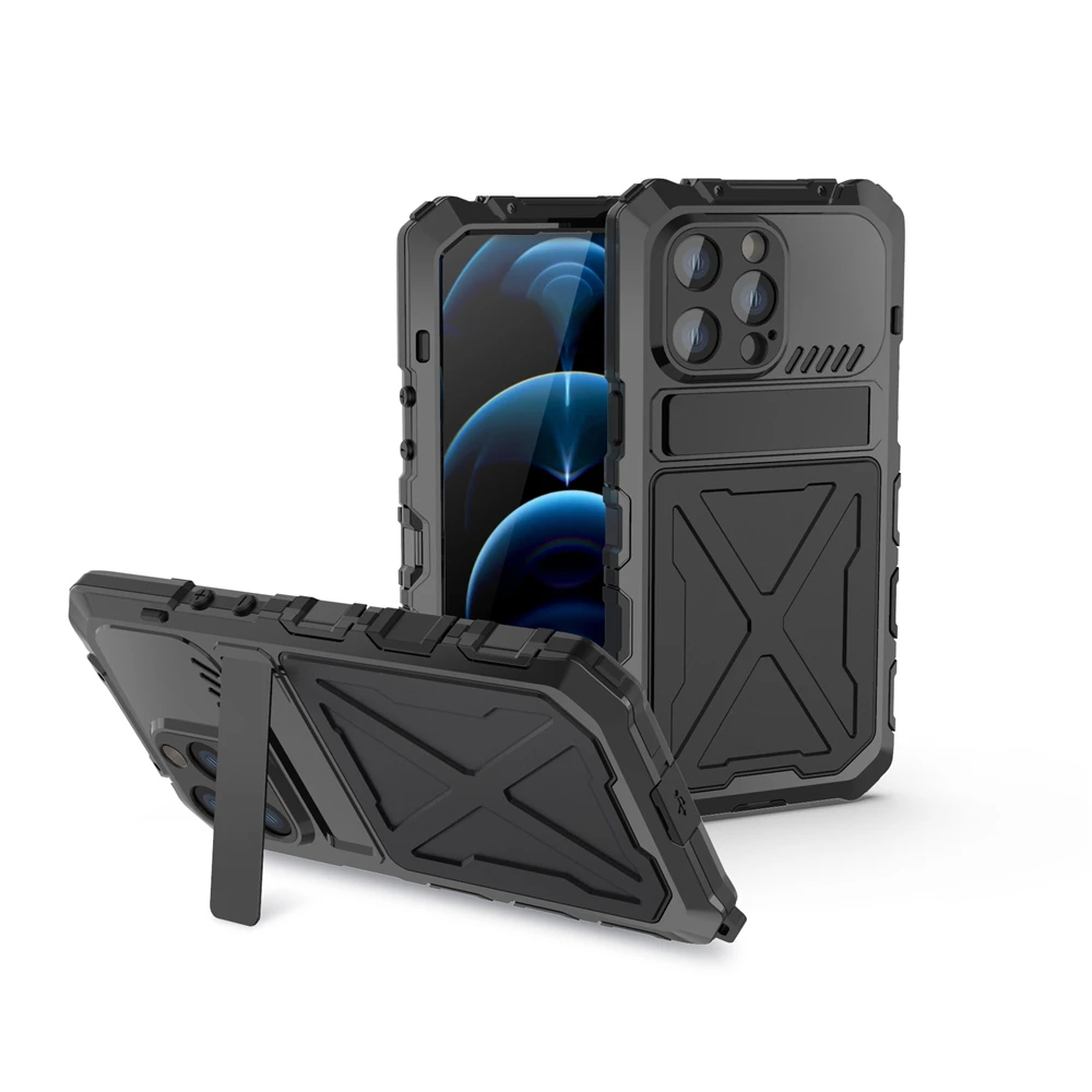 Роскошный металлический защитный чехол для iPhone 14 Pro Max Plus, противоударный чехол со встроенным экраном
Роскошный металлический защитный чехол для iPhone 14 Pro Max Plus, противоударный чехол со встроенным экраном