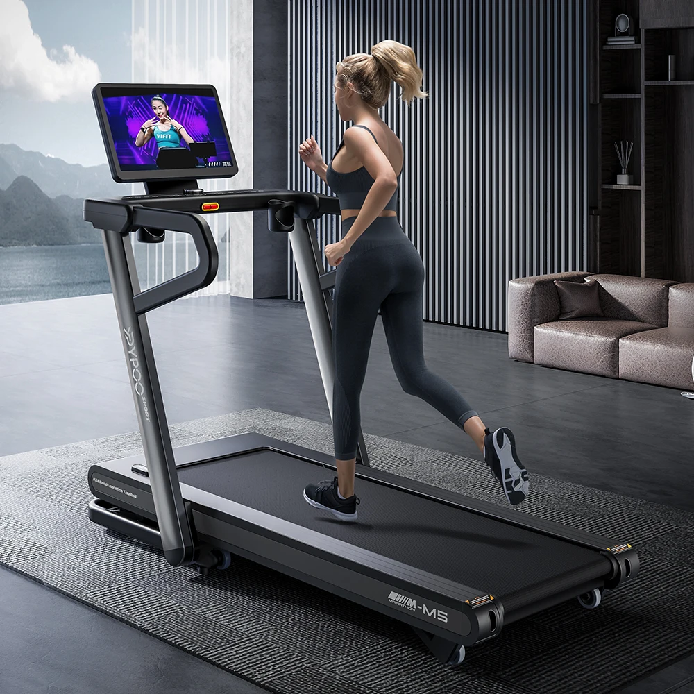 New Design Running Machine Commercial Treadmill M5 With Negative Incline For -6%-15% Incline Treadmills Sports Equipment
New Design Running Machine Commercial Treadmill M5 With Negative Incline For -6%-15% Incline Treadmills Sports Equipment