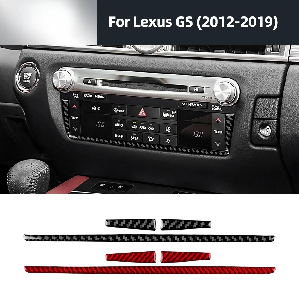Real Carbon Fiber AC Control Panel Trim For Lexus GS 2012-2019 Climate Button Cover Frame Glossy Black Car Interior Decoration
Real Carbon Fiber AC Control Panel Trim For Lexus GS 2012-2019 Climate Button Cover Frame Glossy Black Car Interior Decoration