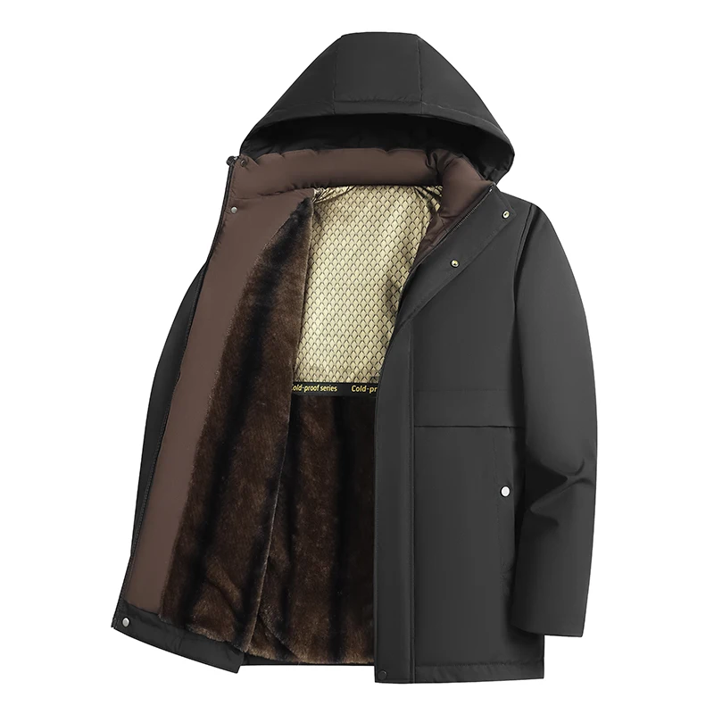 Winter Padded Jacket Male Daily Wear Trendy Thicken Warm Hooded Parka 2025 New Men's Business Casual Cold Proof Puffer Coats
Winter Padded Jacket Male Daily Wear Trendy Thicken Warm Hooded Parka 2025 New Men's Business Casual Cold Proof Puffer Coats