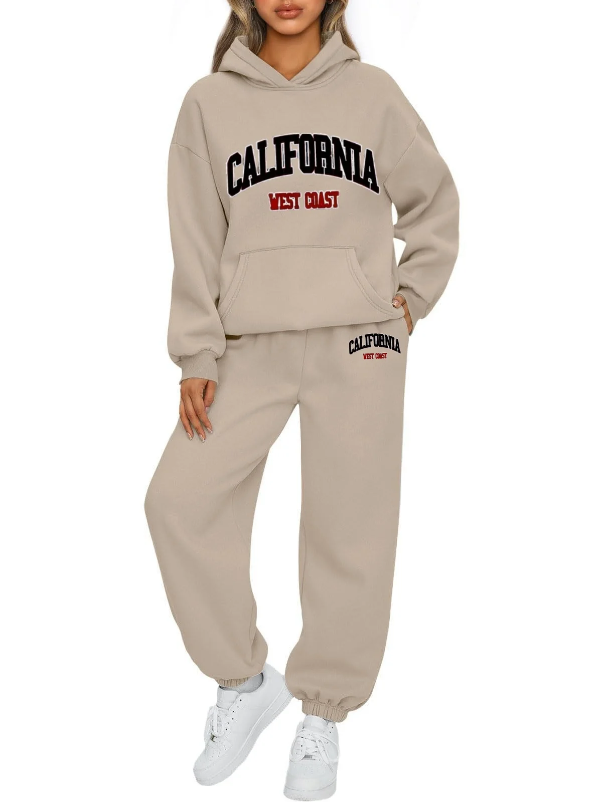 Осень/зима 2022, женская модная брендовая толстовка с буквенным принтом + эластичные спортивные штаны на шнурке, женский спортивный комплект
Осень/зима 2022, женская модная брендовая толстовка с буквенным принтом + эластичные спортивные штаны на шнурке, женский спортивный комплект