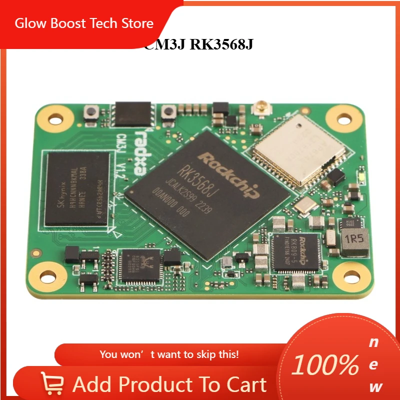 NYCM3J RK3568J 4-core A55 CPU Industrial-grade Computing Module, Raspberry Pi CM4 Replacement
NYCM3J RK3568J 4-core A55 CPU Industrial-grade Computing Module, Raspberry Pi CM4 Replacement