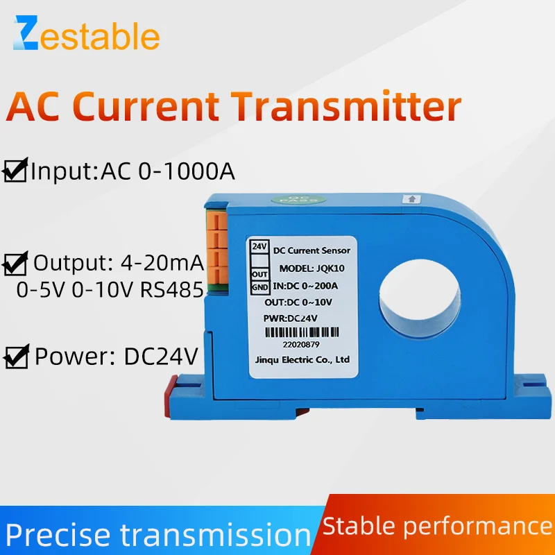 AC Current Transmitter Sensor 4-20mA 0-10V RS485 Current Converter Transmitter 10A 20A 50A 100A AC Current Transducer
AC Current Transmitter Sensor 4-20mA 0-10V RS485 Current Converter Transmitter 10A 20A 50A 100A AC Current Transducer