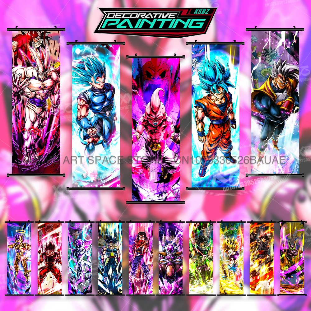 Japanese Anime Dragon Ball Super Home Decorative Hanging Painting Son Goku Scroll Picture Yamcha Bardock Poster Goten Room Decor
Japanese Anime Dragon Ball Super Home Decorative Hanging Painting Son Goku Scroll Picture Yamcha Bardock Poster Goten Room Decor