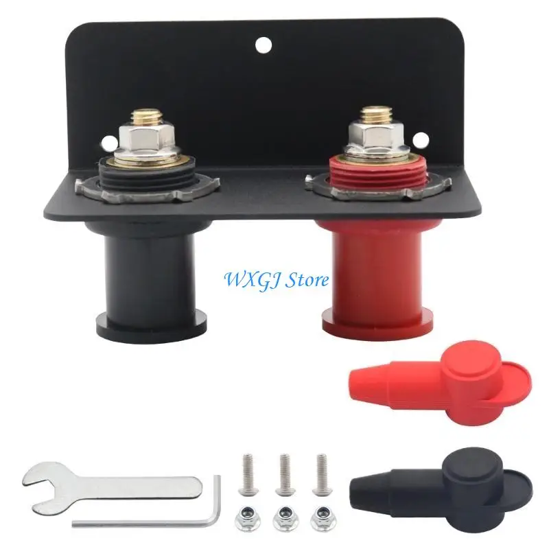 37JE Battery Jump Post Starter for Lawn Mowers ATV Boats Battery Jump Post Set with Mounting Bracket & Cover
37JE Battery Jump Post Starter for Lawn Mowers ATV Boats Battery Jump Post Set with Mounting Bracket & Cover