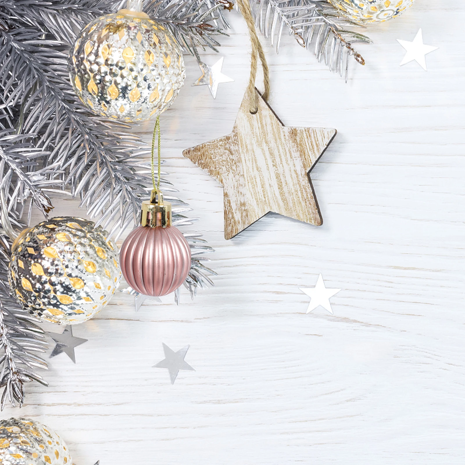 24Pcs Christmas Tree Balls Pendants Creative Hanging Xmas Decorations Festival Balls for Home Party Supply Tree Pendants
24Pcs Christmas Tree Balls Pendants Creative Hanging Xmas Decorations Festival Balls for Home Party Supply Tree Pendants