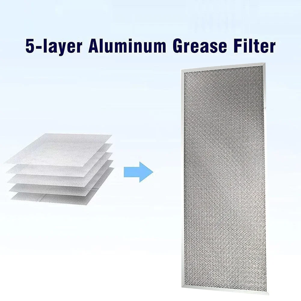Aluminum Grease Filter Cooker Hood Filters Home Cooking Kitchen Air Filtration Easy Installation For RR3C600BL
Aluminum Grease Filter Cooker Hood Filters Home Cooking Kitchen Air Filtration Easy Installation For RR3C600BL