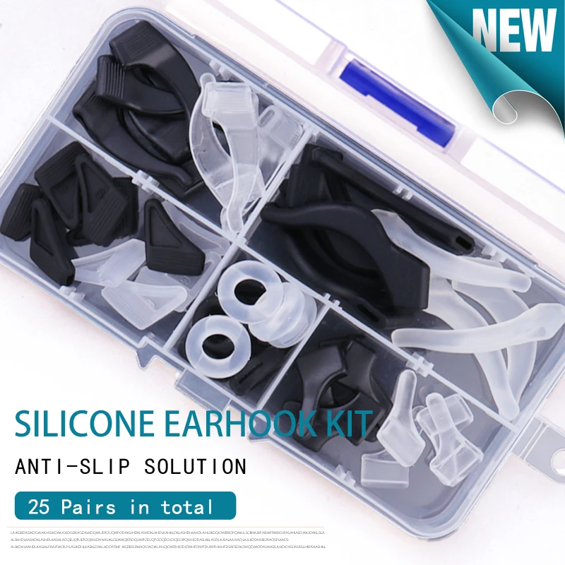 Ear Grip Hooks Anti-slip Holder Glasses Sunglasses Silicone Ear Hook Set For Eyeglasses Eyewear Accessories
Ear Grip Hooks Anti-slip Holder Glasses Sunglasses Silicone Ear Hook Set For Eyeglasses Eyewear Accessories