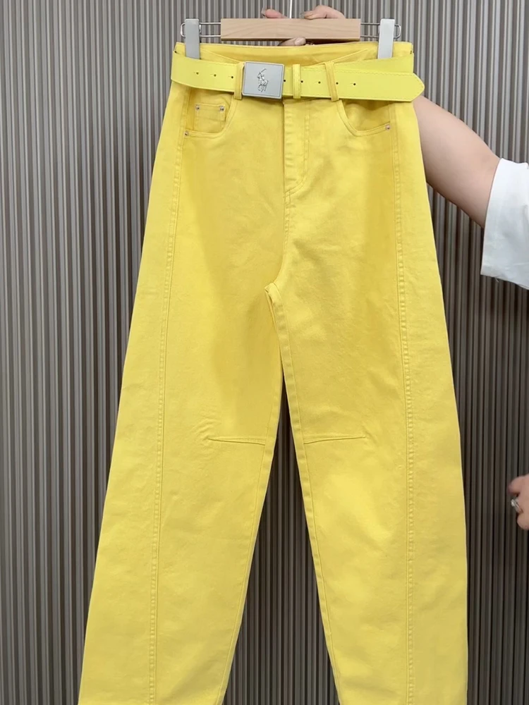 New Spring Summer White Jeans Women's Loose All-Match Casual High Waist Denim Harun pants Female Cowboy Trousers 2025
New Spring Summer White Jeans Women's Loose All-Match Casual High Waist Denim Harun pants Female Cowboy Trousers 2025