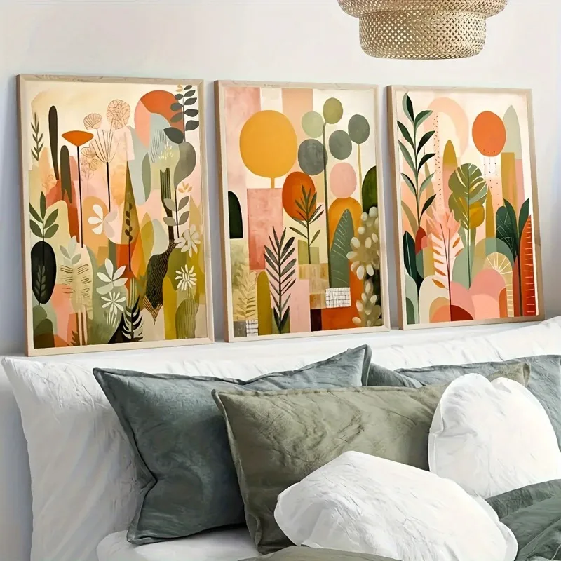 3pcs Vibrant Tropical Jungle Canvas Art Frameless Abstract Wall Decor, for Bedroom, Living Room, Office, Modern Home Decor
3pcs Vibrant Tropical Jungle Canvas Art Frameless Abstract Wall Decor, for Bedroom, Living Room, Office, Modern Home Decor